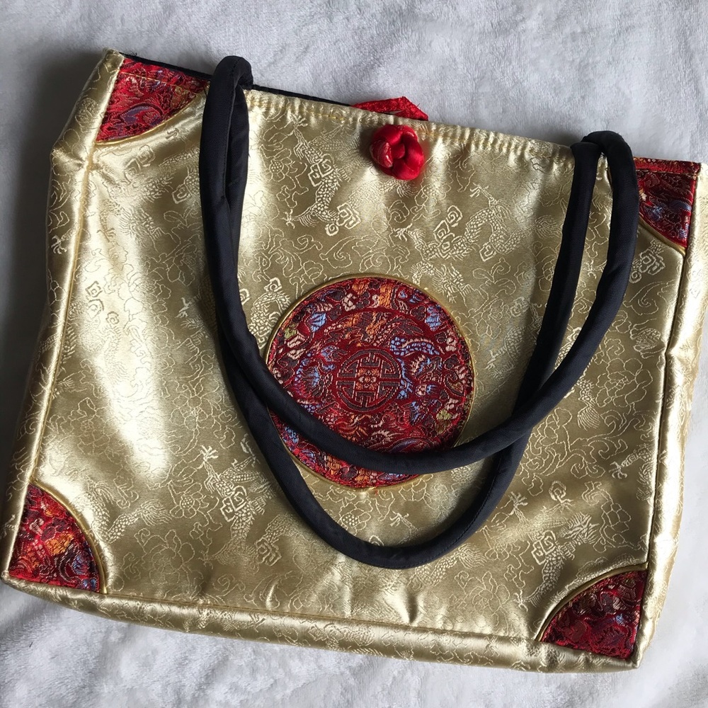 Satin Asian bag